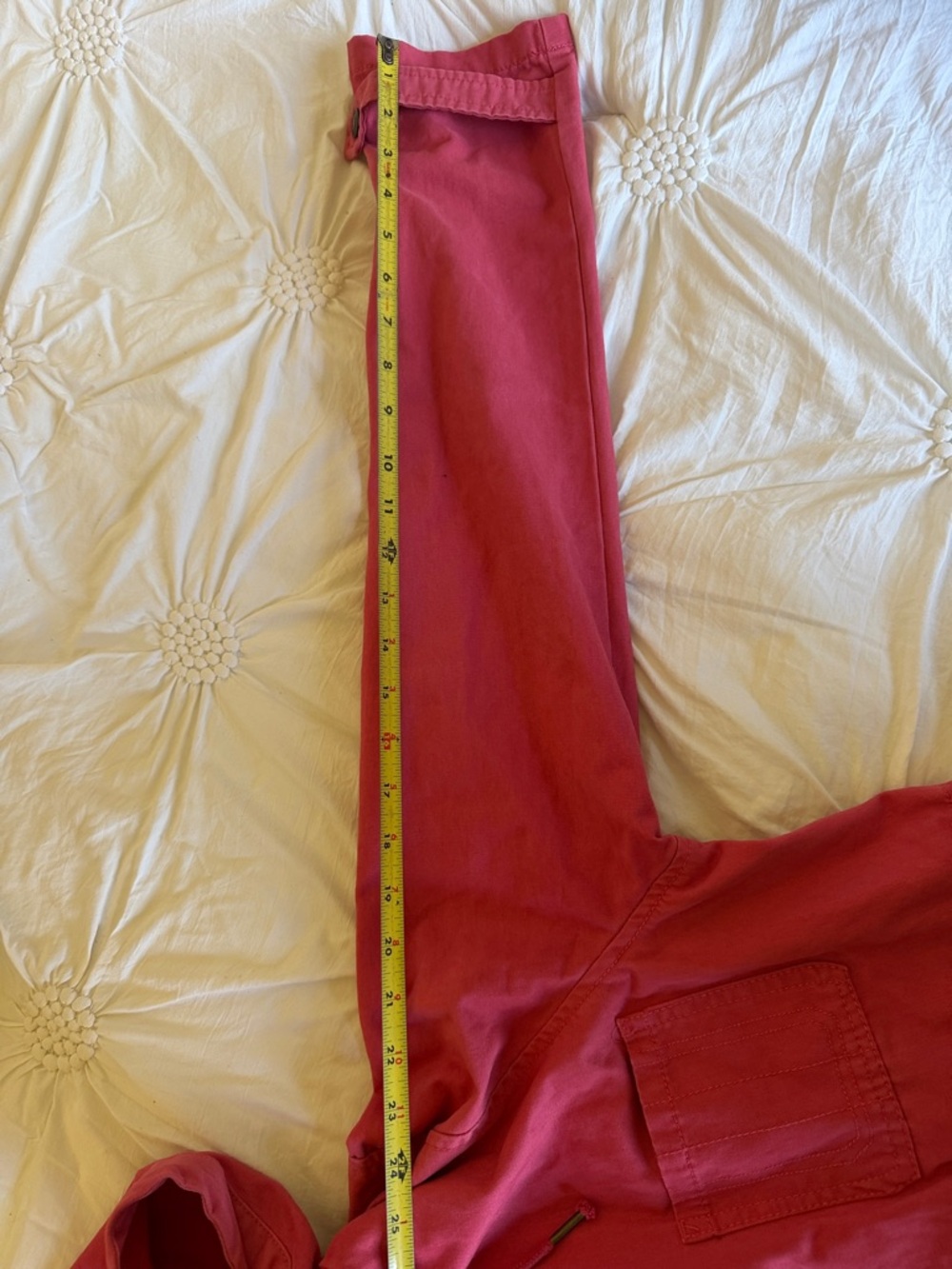 ✅Prince & Fox brand Hooded 100% cotton jacket in pink almost coral color. Wms L - Picture 10 of 13